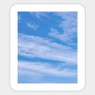 Blue Sky with Clouds | Clouds | Sunny Day Sticker